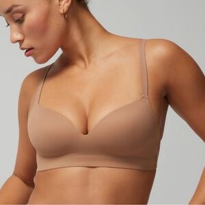Soma Enbliss Wireless Bra Smooth, Tan, Beige and Adjustable Size 36D RN#799B4